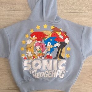 New Sonic the Hedgehog Graphic Hoodie unisex from cotton kids